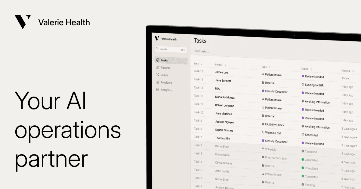 Valerie Health preview