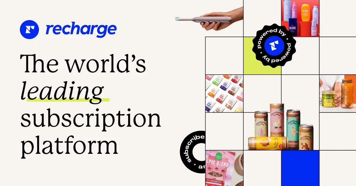 Recharge Payments preview